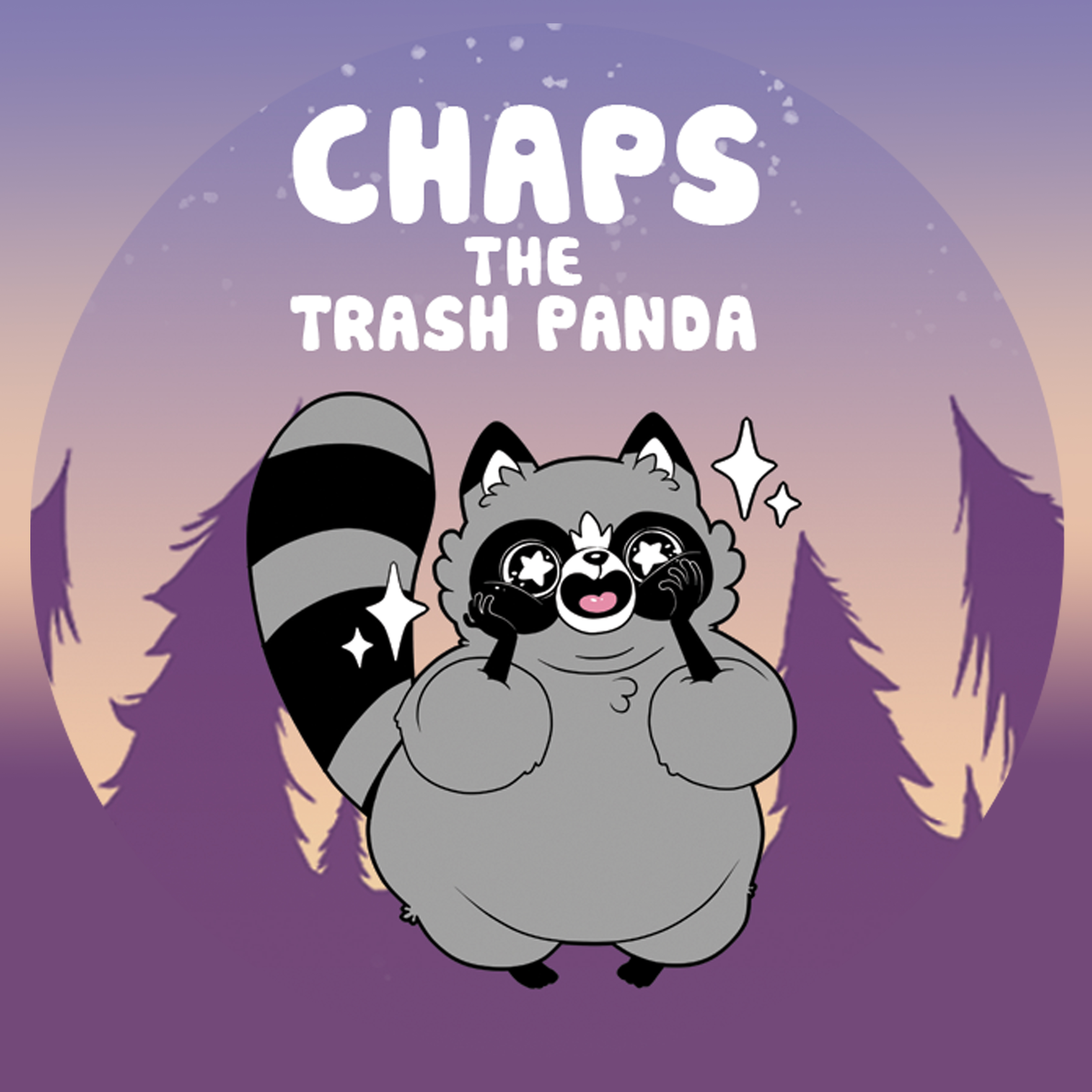 Trends International Lunch Hour Productions - Trash Panda Framed