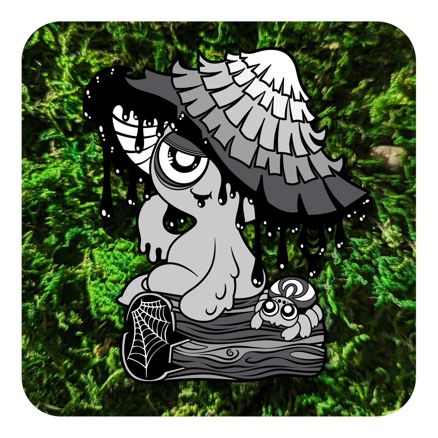 Inky Cap Mushkin Sticker **PREORDER**