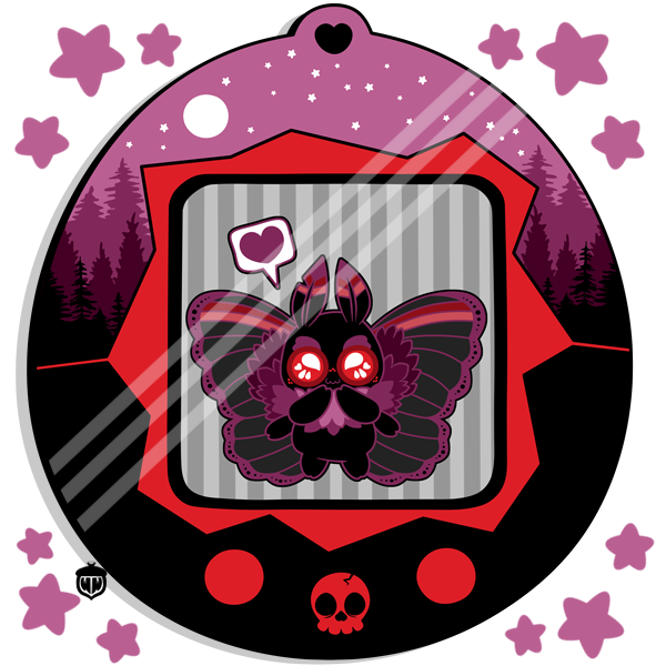 Mothman Lenticular Enamel Pin **PREORDER**
