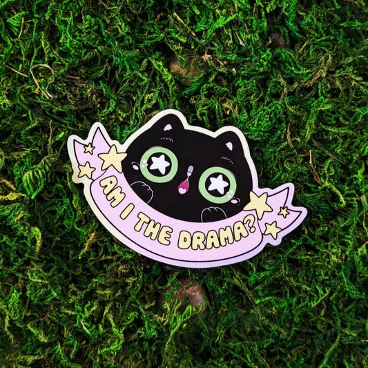 Am I the Drama Cat Sticker