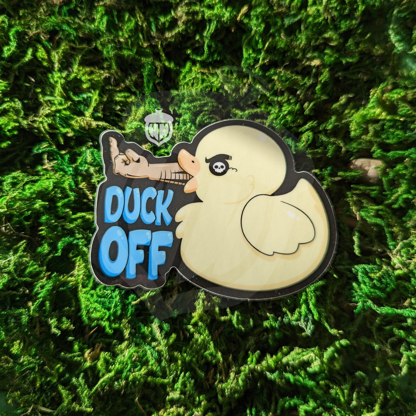 Duck Off Rubber Ducky Vinyl Sticker