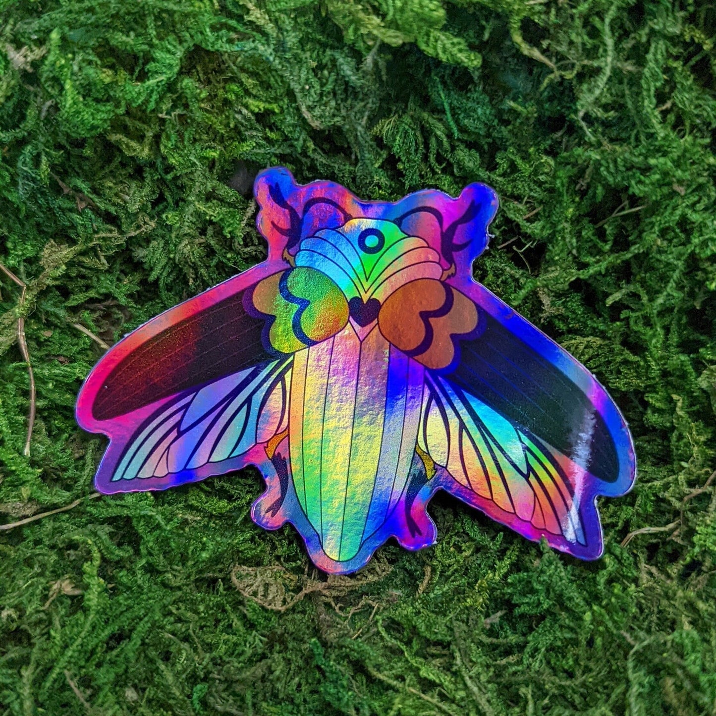LGBTQIA+ Community Beetle Vinyl Sticker