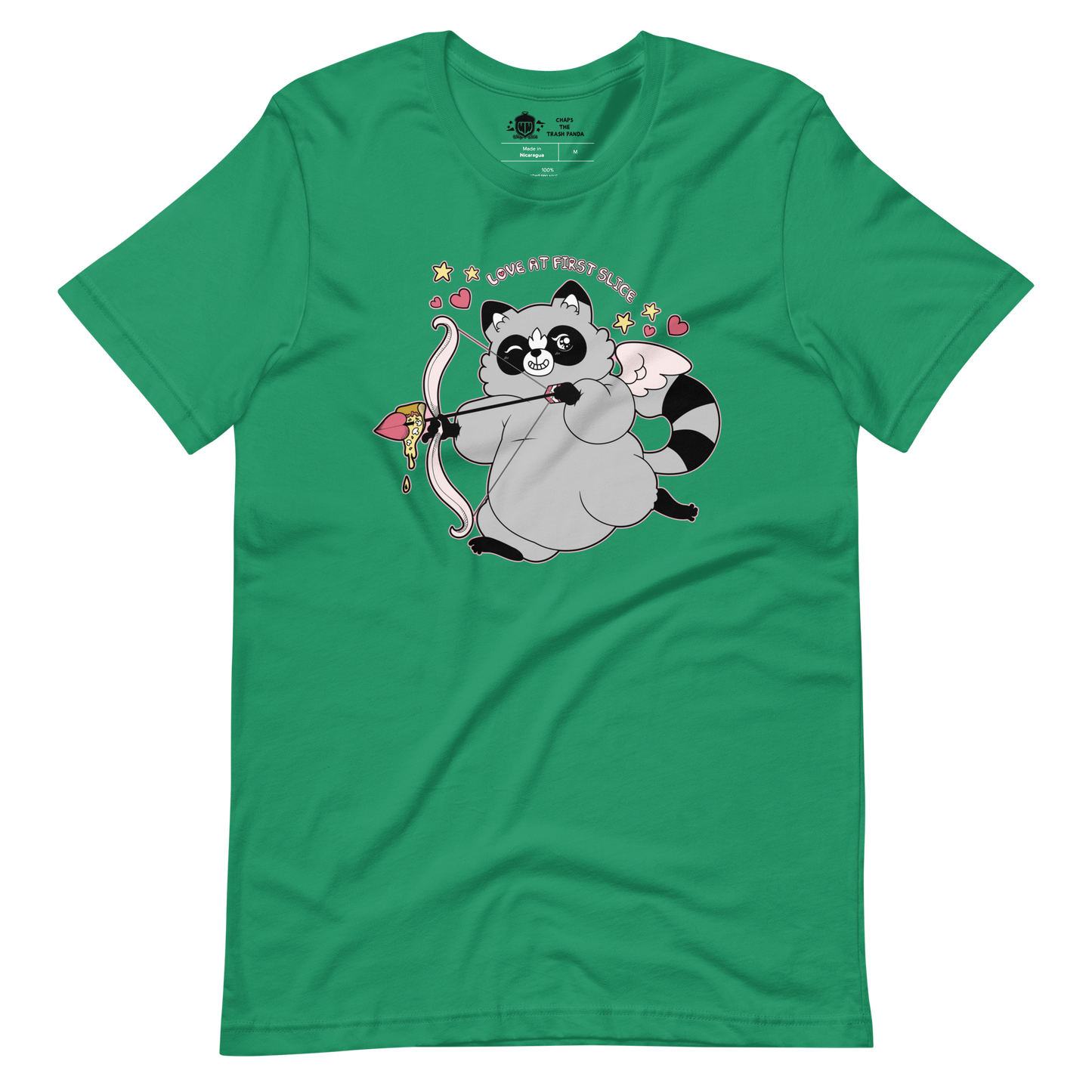 Chaps The Raccoon Love at First Slice t-shirt