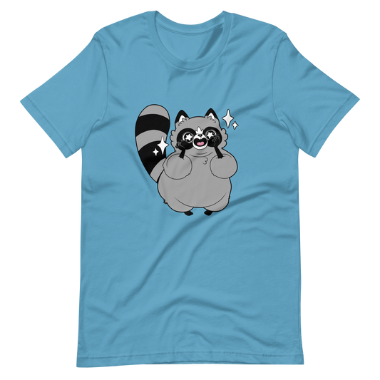 Sparkle Chaps the Raccoon Unisex t-shirt